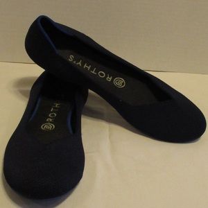 Rothys Woman Size 7.5 Blue Business
Casual Top Slide Shoes